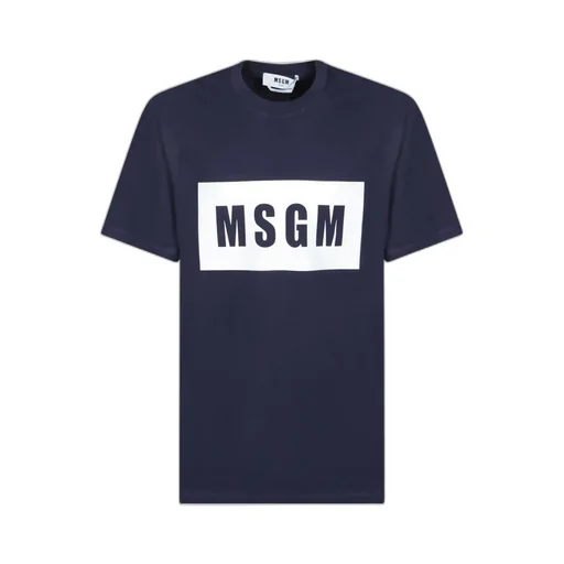 Msgm Logo Printed T-Shirt