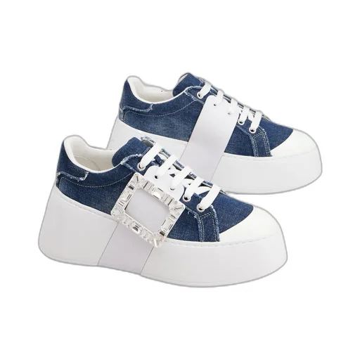 Viv' Skate Sneakers In Denim