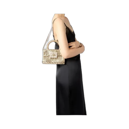 Jewel Efflorescence Mini Bag In Metal
