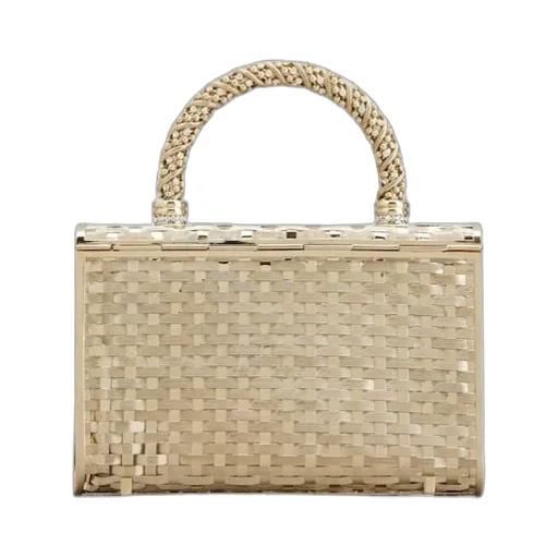 Jewel Efflorescence Mini Bag In Metal