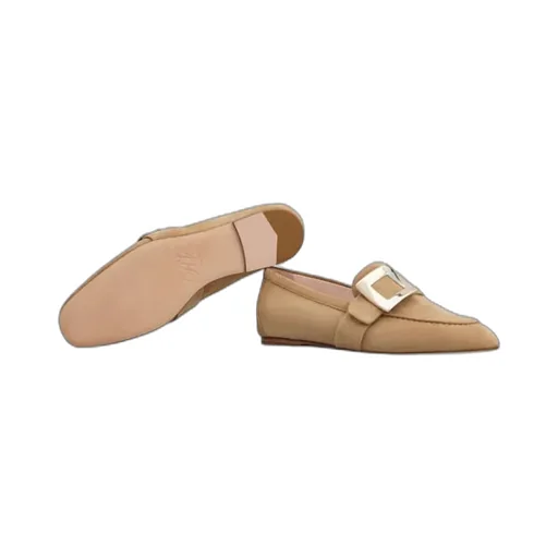 Roger Vivier Logo-Engraved Flat Shoes