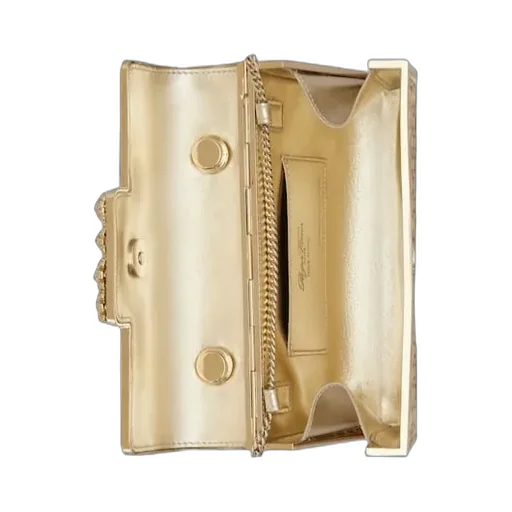Jewel Efflorescence Mini Bag In Metal