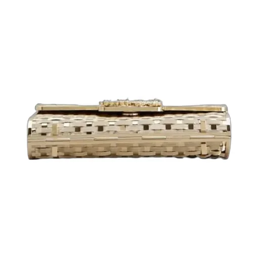 Jewel Efflorescence Mini Bag In Metal