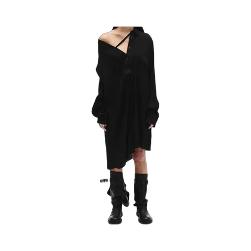 Halina Drop-Shoulder Shirt Dress