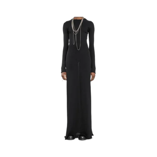 Eva Long-Sleeve Cut-Out Maxi Dress