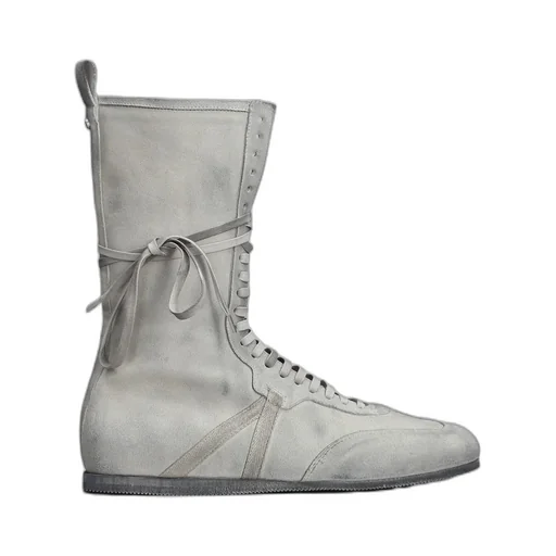 Ann Demeulemeester Logo Embossed Lace-Up Sneakers