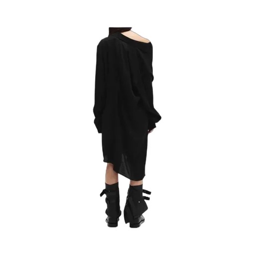 Halina Drop-Shoulder Shirt Dress