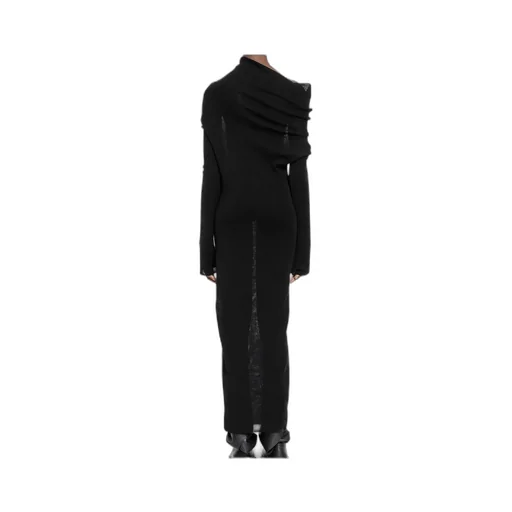 Ann Demeulemeester Barbro Dropped Shoulder Midi Knitted Dress