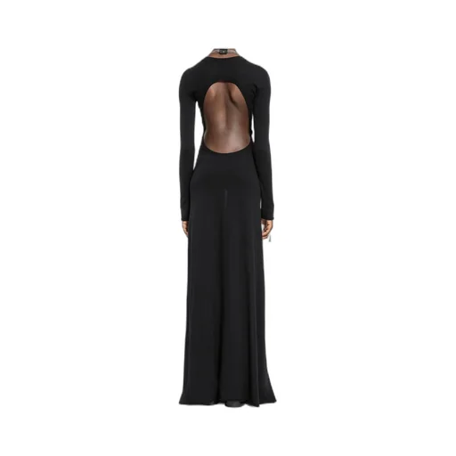 Eva Long-Sleeve Cut-Out Maxi Dress