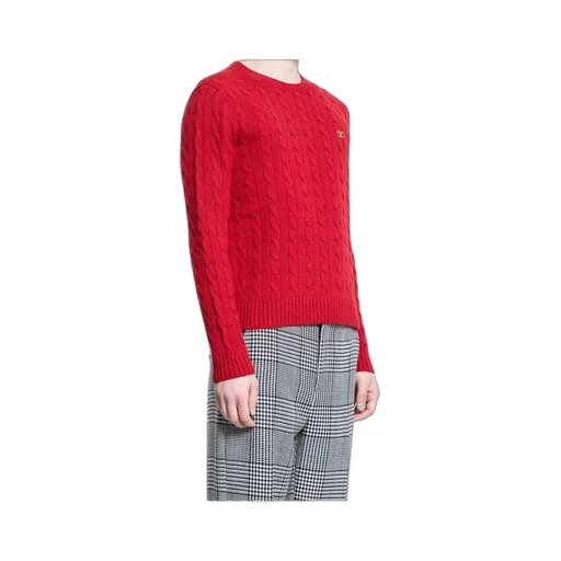 Vlogo Cable-Knit Sweater