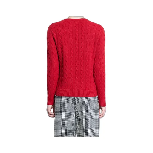 Vlogo Cable-Knit Sweater