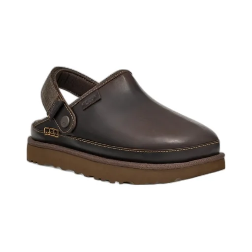 Back-Strap Leather Flat Pumps