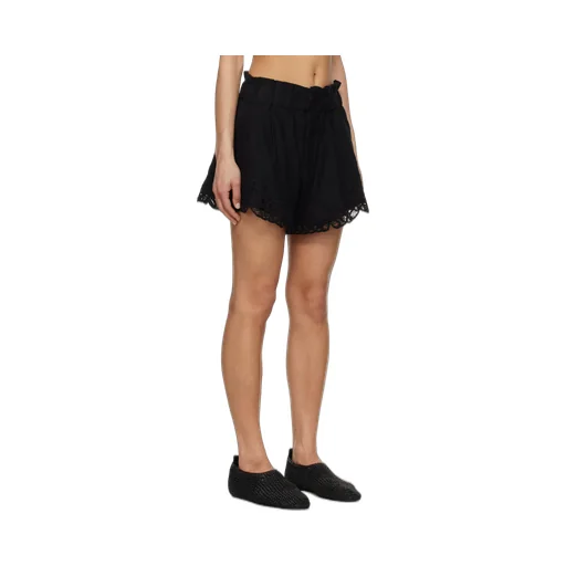 Lace-Trimmed Shorts