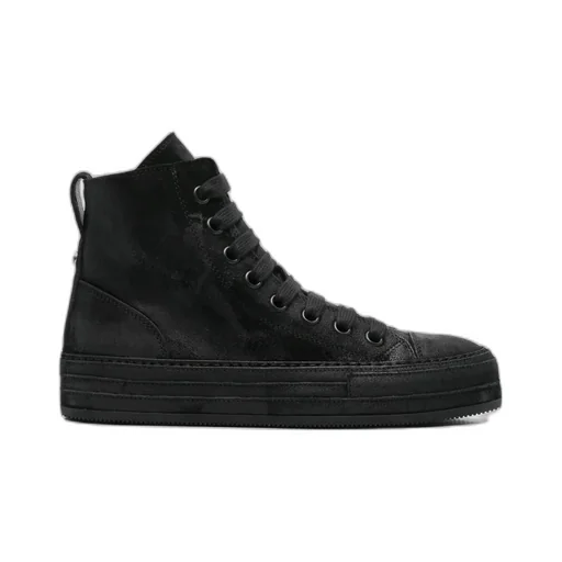 Coated-Finish Sneakers