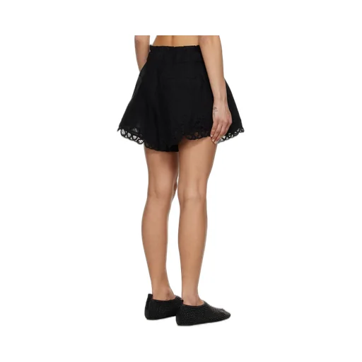 Lace-Trimmed Shorts