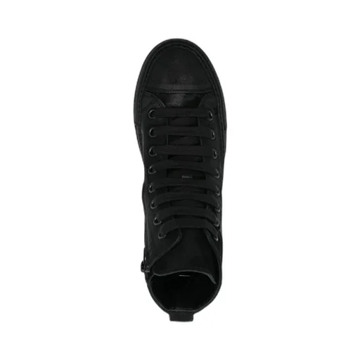 Coated-Finish Sneakers