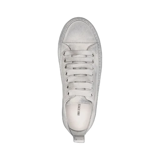 Distressed-Finish Sneakers