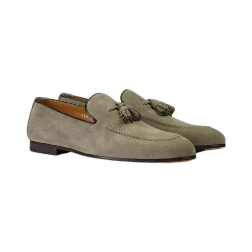 Doucal's Tassel-Detailed Round Toe Loafers
