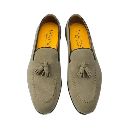 Doucal's Tassel-Detailed Round Toe Loafers