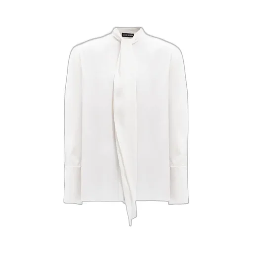 Bow-Detail Satin Shirt