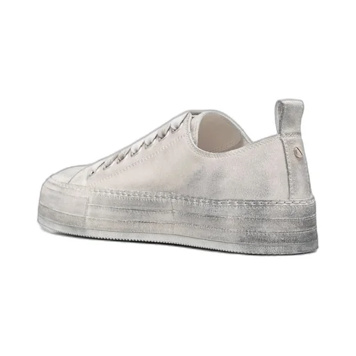 Distressed-Finish Sneakers