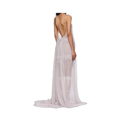 Ann Demeulemeester Neta Ruffle-Detailed Maxi Dress