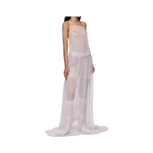 Ann Demeulemeester Neta Ruffle-Detailed Maxi Dress