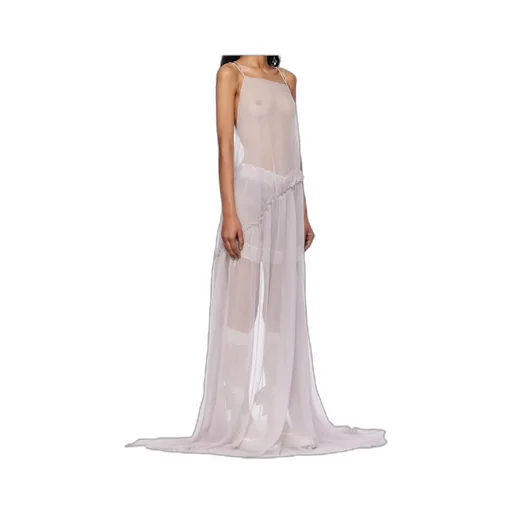 Ann Demeulemeester Neta Ruffle-Detailed Maxi Dress