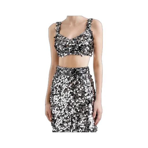 Dolce & Gabbana Sequined Bralette Top