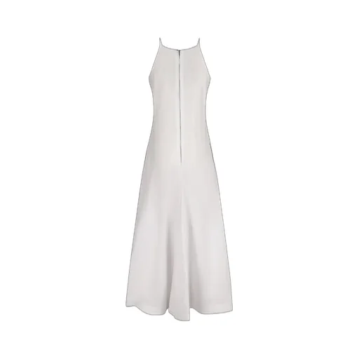 Halterneck Flared Dress