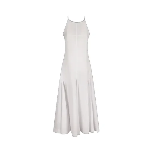 Halterneck Flared Dress