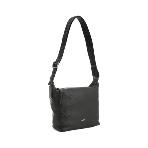 Loewe Cubi Logo Embossed Small Crossbody Bag