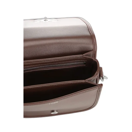 Small Besace Strap Triomphe In Supple Natural Calfskin