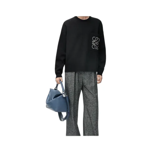 Loewe Logo-Intarsia Crewneck Jumper