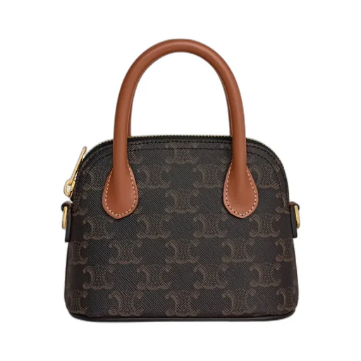Mini Honorine In Triomphe Canvas And Calfskin