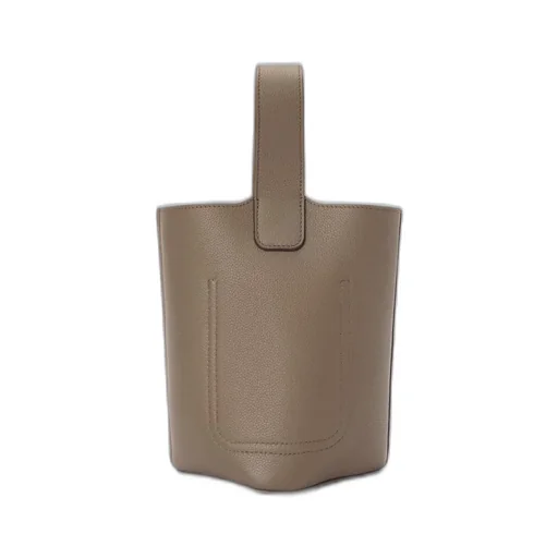 Mini Pebble Bucket In Soft Grained Calfskin