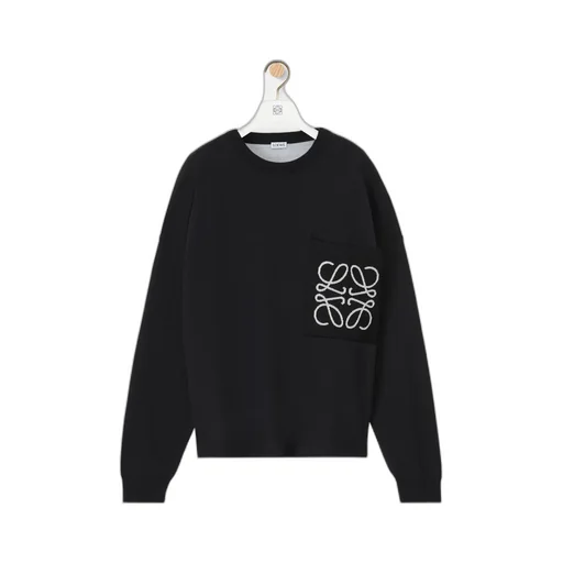 Loewe Logo-Intarsia Crewneck Jumper
