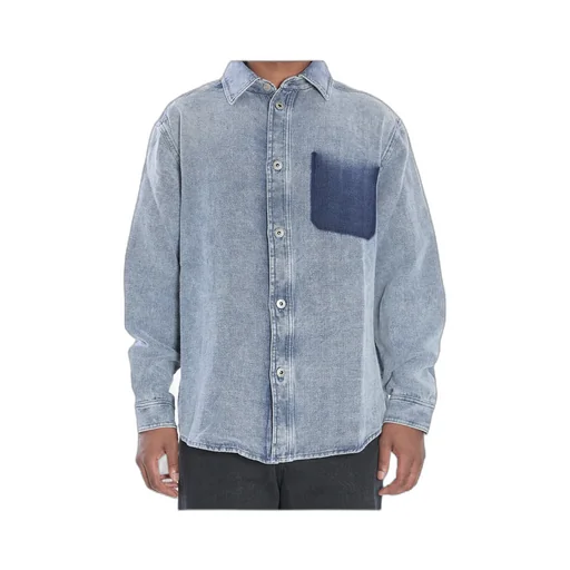 Long-Sleeve Denim Shirt