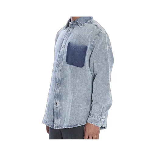 Long-Sleeve Denim Shirt