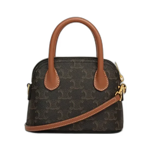 Mini Honorine In Triomphe Canvas And Calfskin