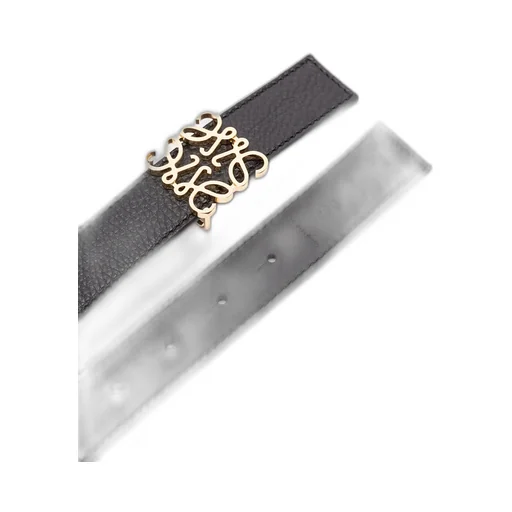Loewe Logo-Buckled Square Tip Belt