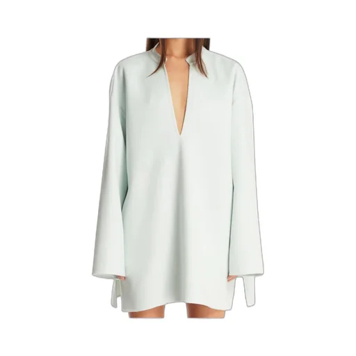 Jil Sander Long-Sleeved V-Neck Top