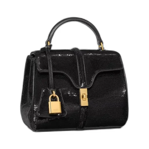 Mini 16 In Sequins And Calfskin