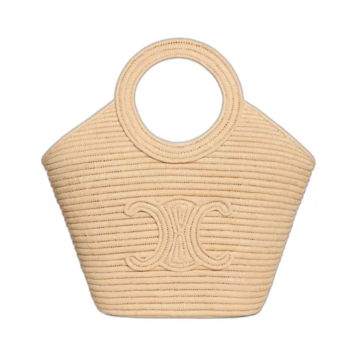 Braided Panier In Raffia