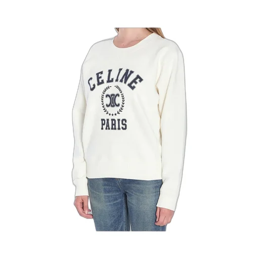 Oversized Celine Sweatshirt In Cotton Fleece
