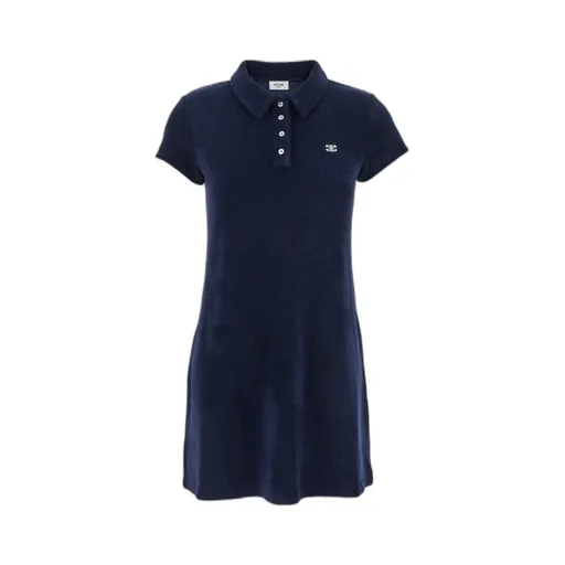 Mini Polo Dress In Terry Cotton