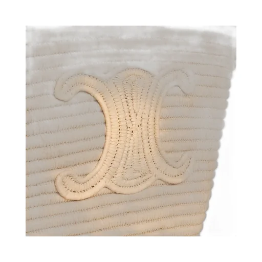Braided Panier In Raffia