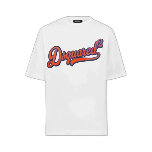Dsquared2 Logo Patch Crewneck T-Shirt