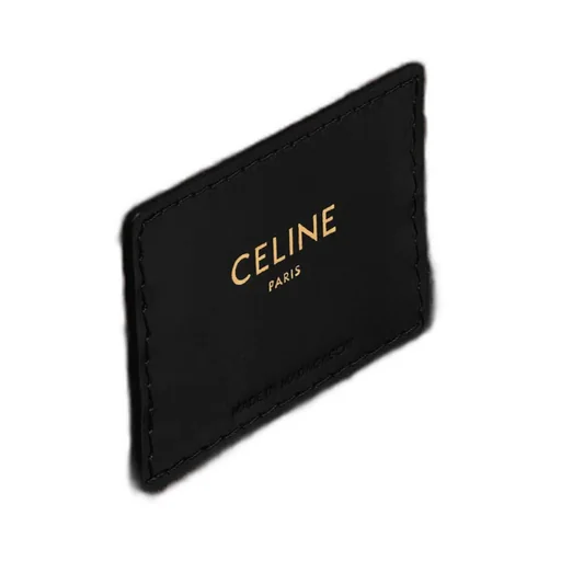 Couffin Celine Classic Panier In Striped Raffia And Calfskin
