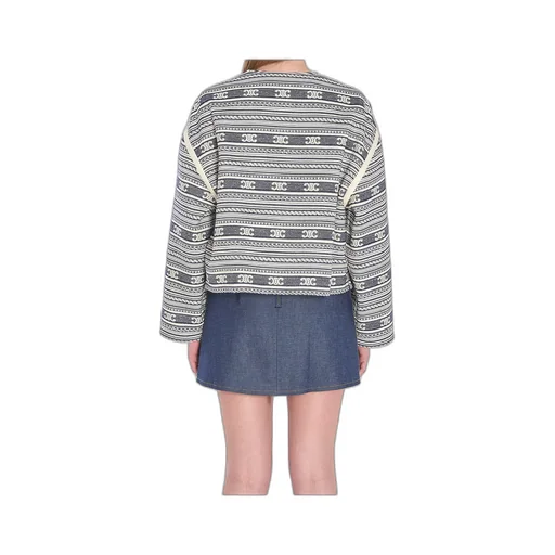 Baja Cardigan Jacket In Cotton Wool